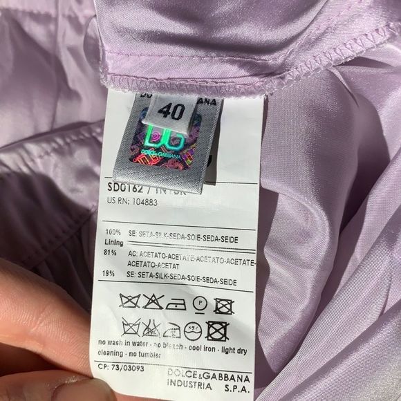 Dolce&Gabbana Pink Handbag Pattern Flouncy Dress - Picture 8 of 8